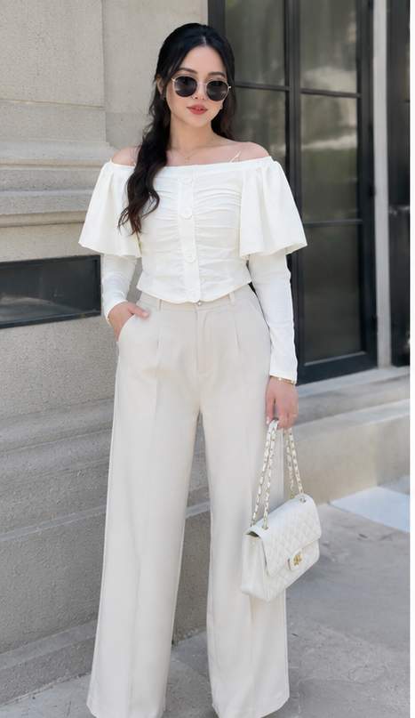 Morgan White Top - Made For Her Label