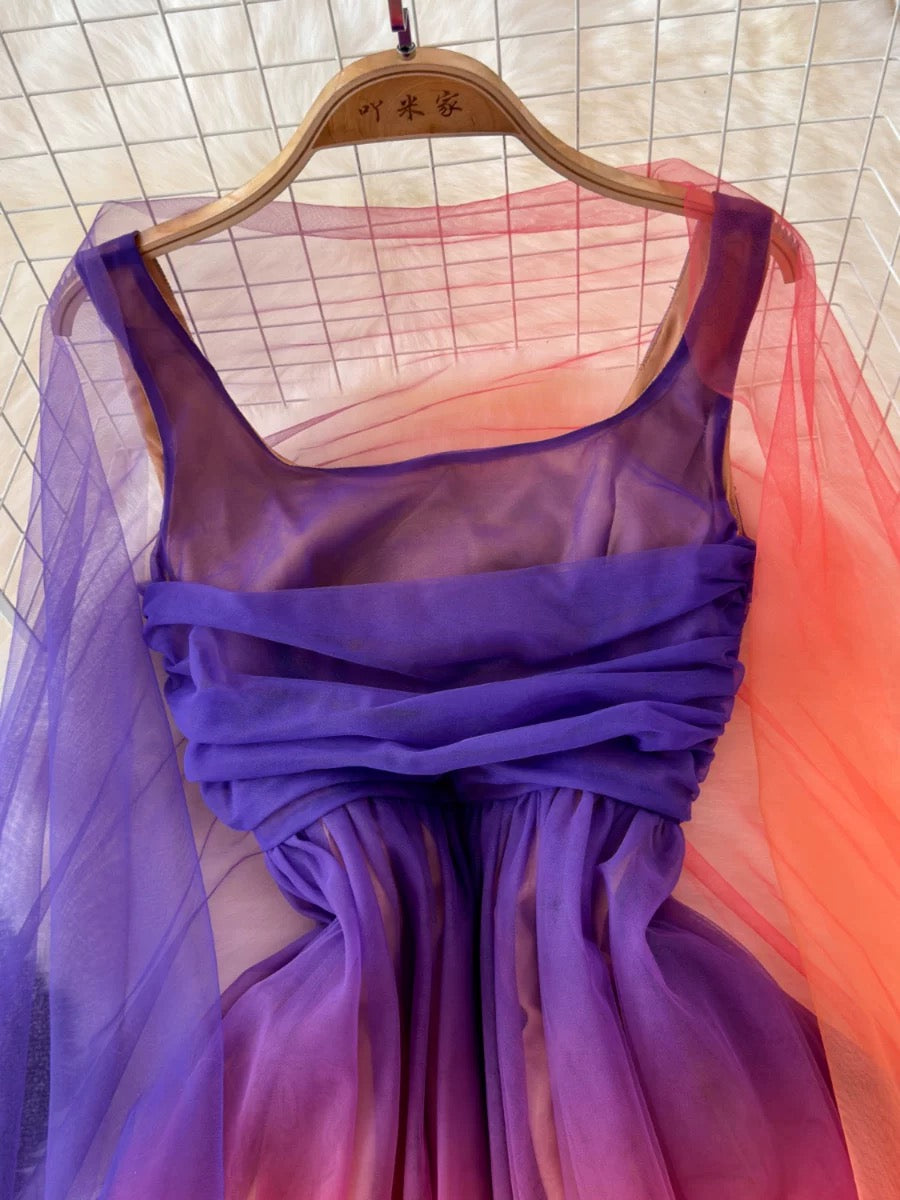 Alisha In Our Jenna Gradient Dress