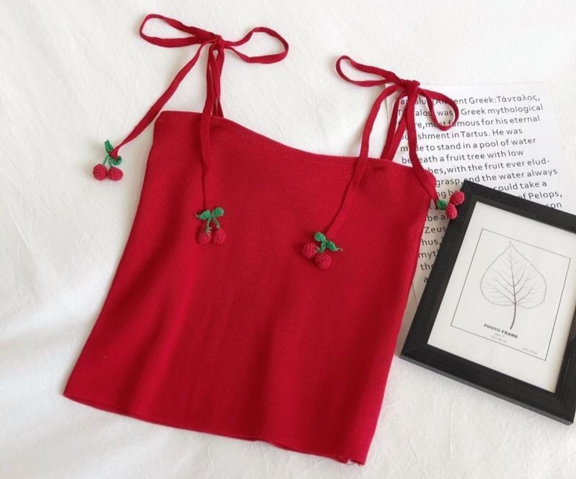 Cherry Cami Top - Made For Her Label