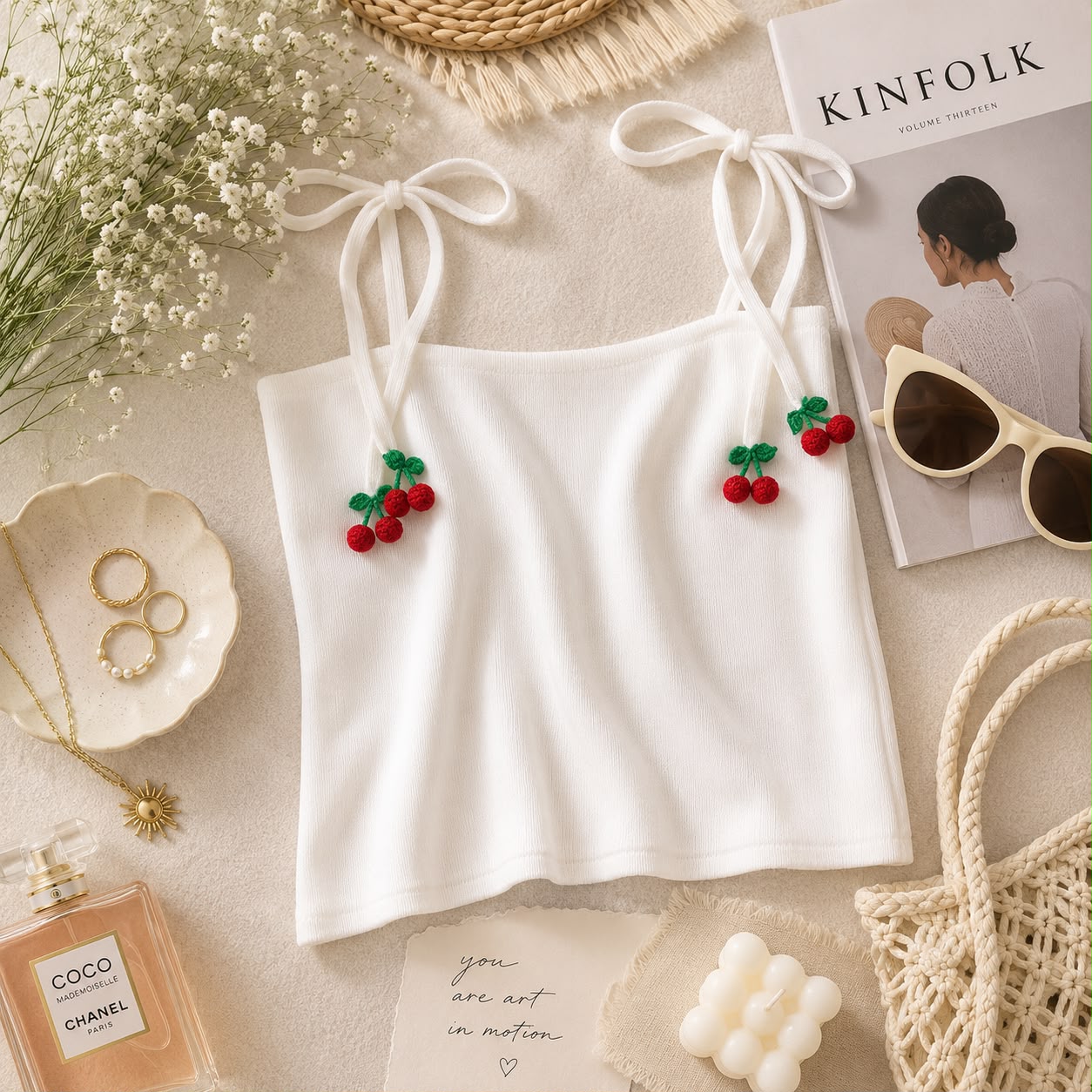 Cherry Cami Top