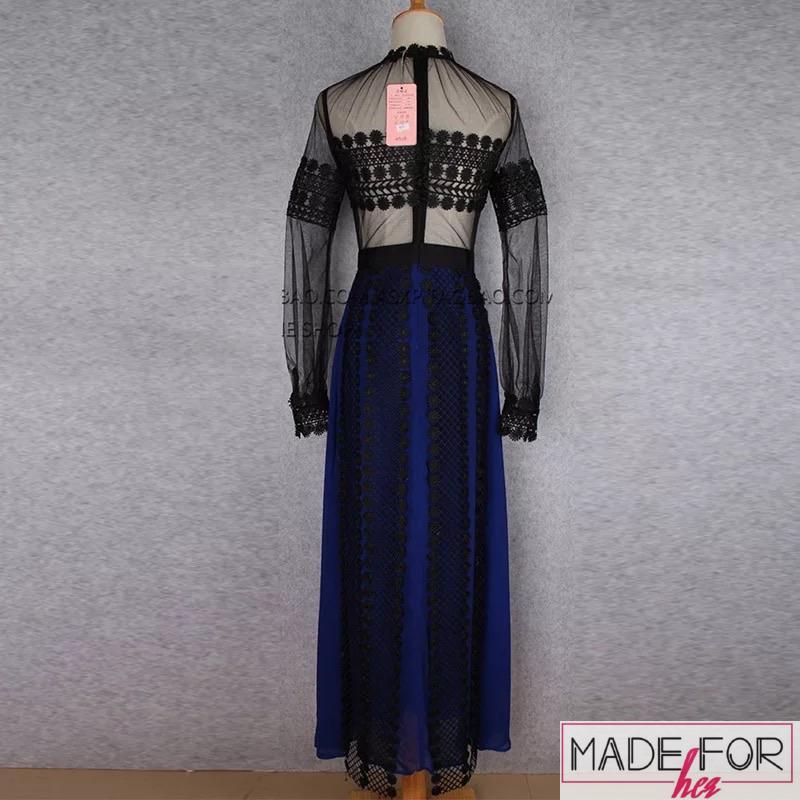 Client Suzain In Our Lace Patchwork Maxi Dress - Made For Her Label