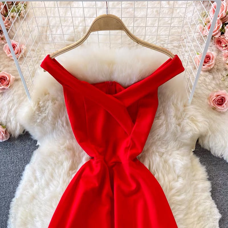 Valentino Maxi Off Shoulder Dress