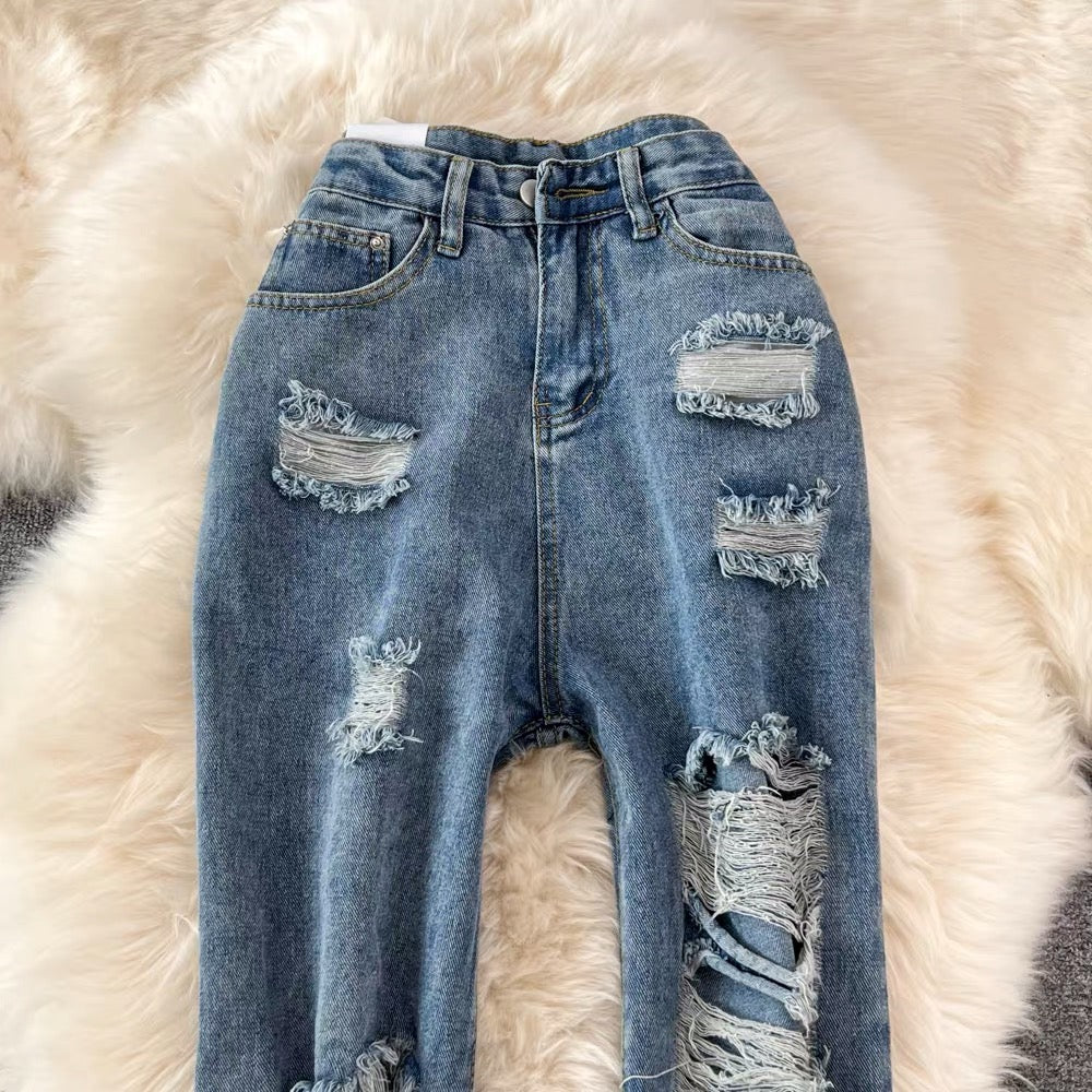 Rihanna Ripped Jeans - Made For Her Label