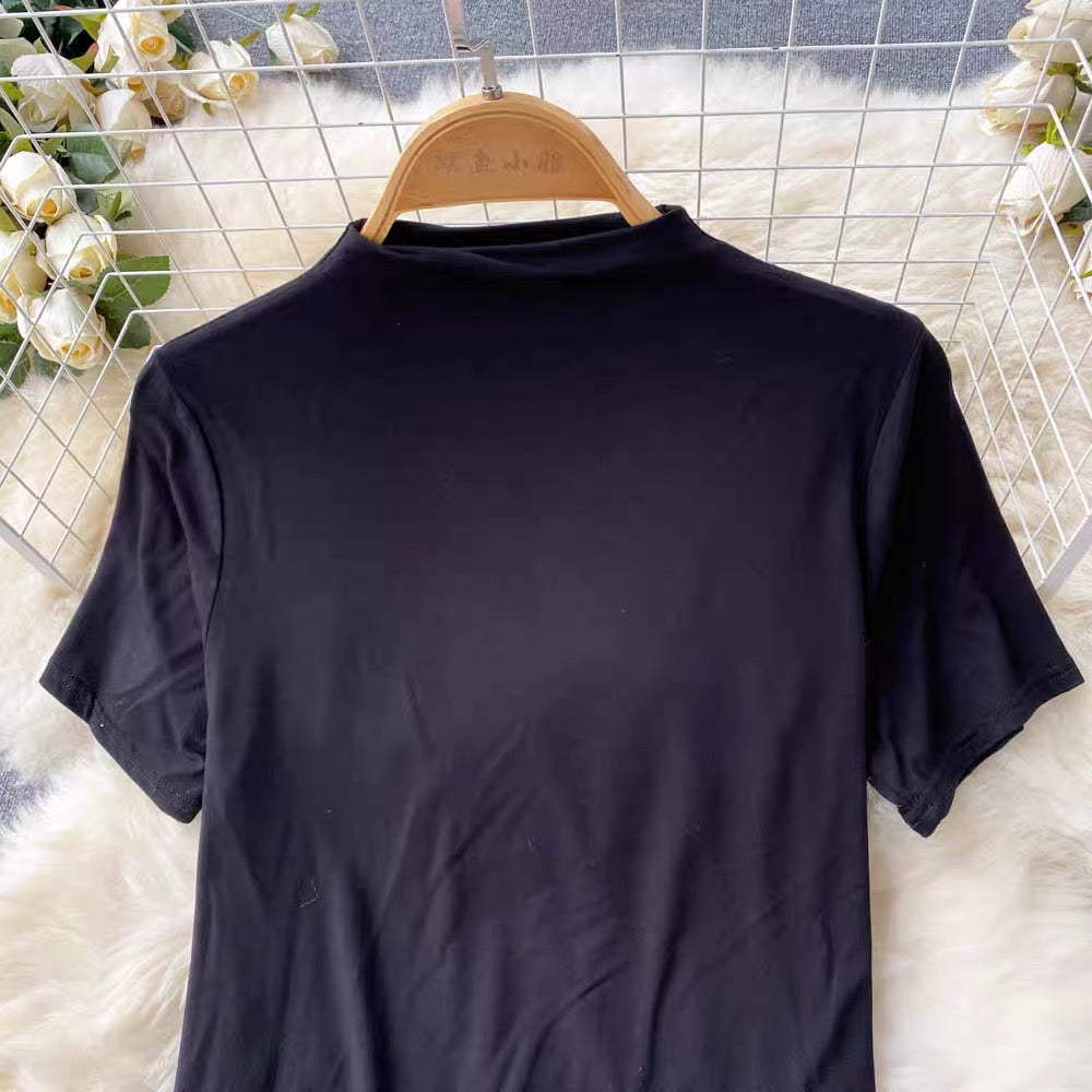 Meshki Top With Contrasting Pants