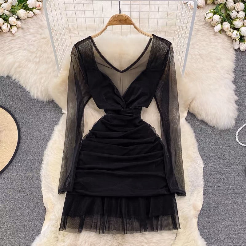 Upasana In Our Samara V Neck Twisted Waist Cut Bodycon Dress