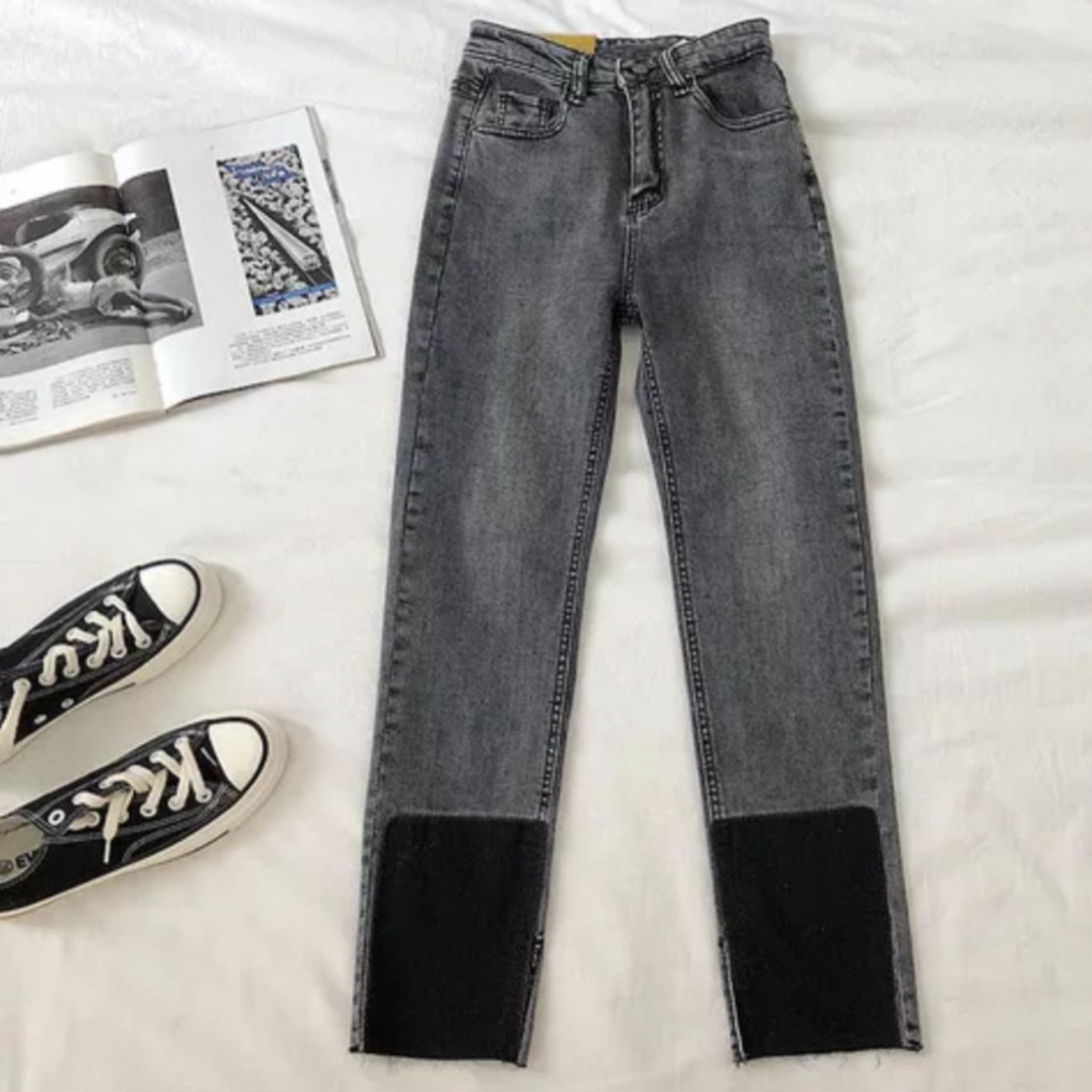 Megga Contrasting Duo Colour Jeans