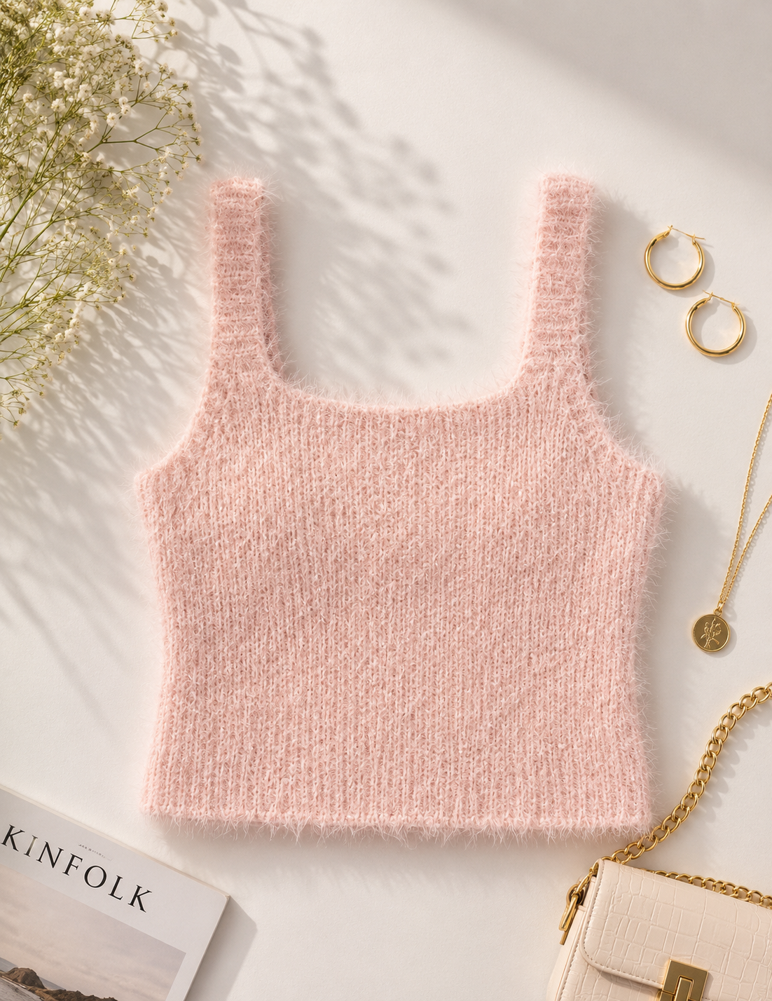 Ramona Furry Cami Top - Made For Her Label