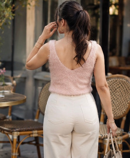 Ramona Furry Cami Top - Made For Her Label
