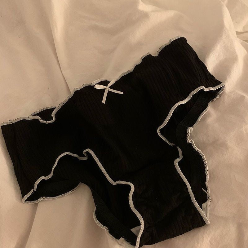 Positano Frill Rib Boyshort Panties - Made For Her Label