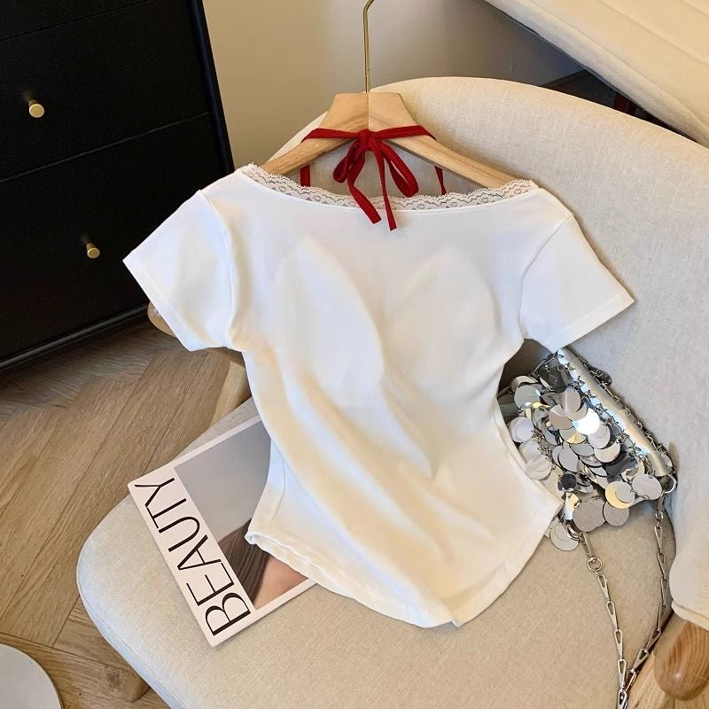 Milan Forever 18 Layered Lace Tee Top - Made For Her Label
