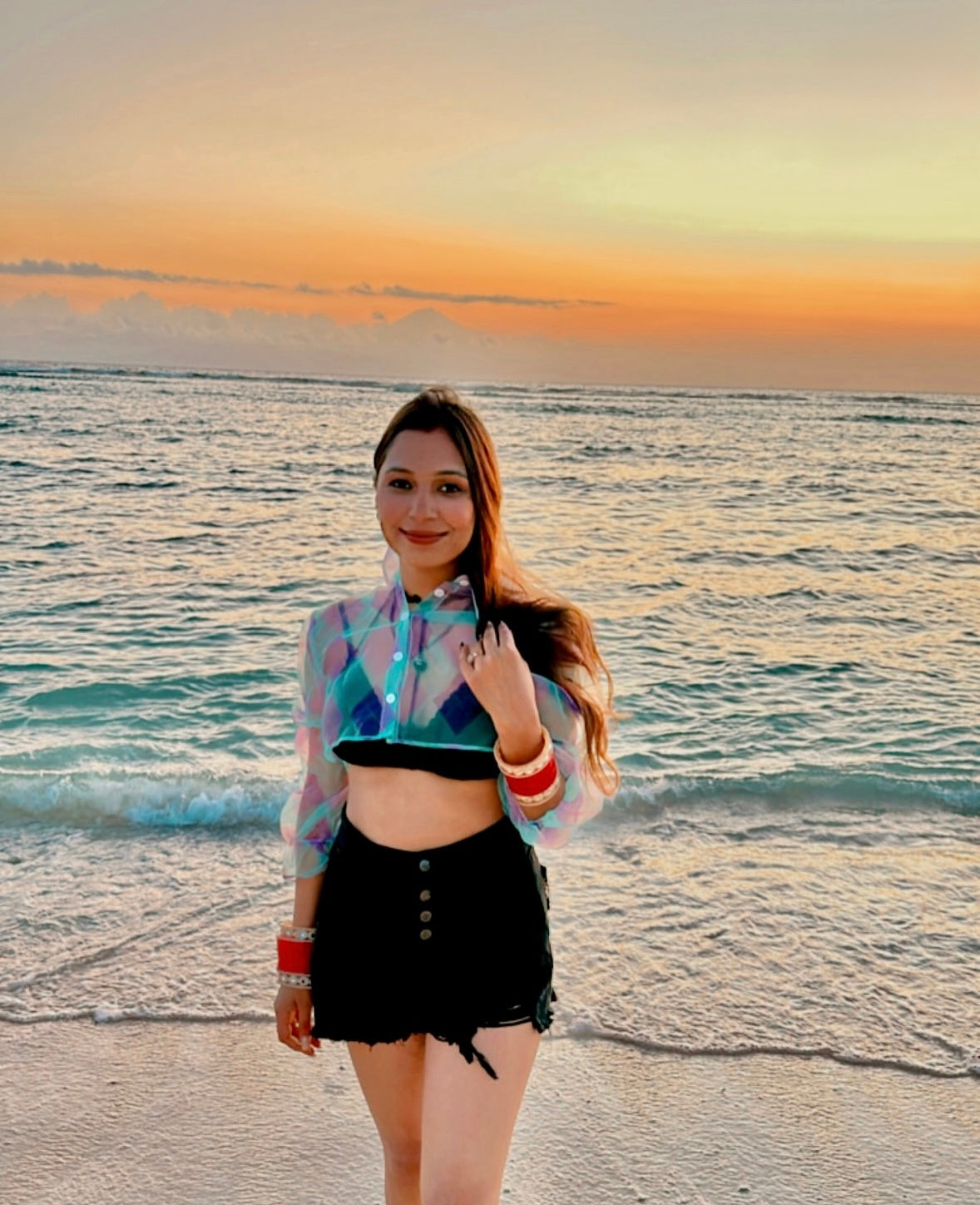 Alisha In Our Boscow See Through Shirt