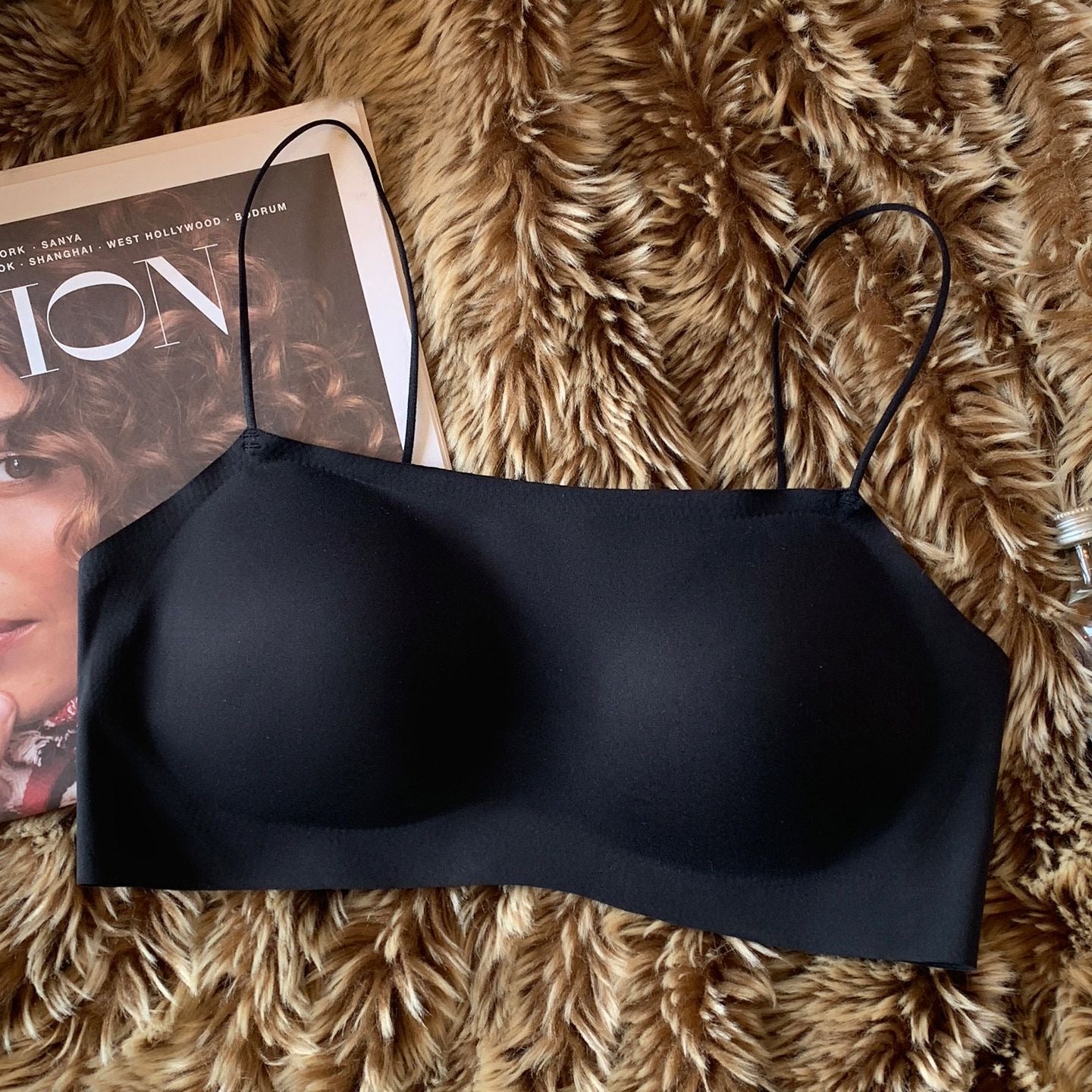 Santorini Seamless Low Back Padded Bralette - Made For Her Label