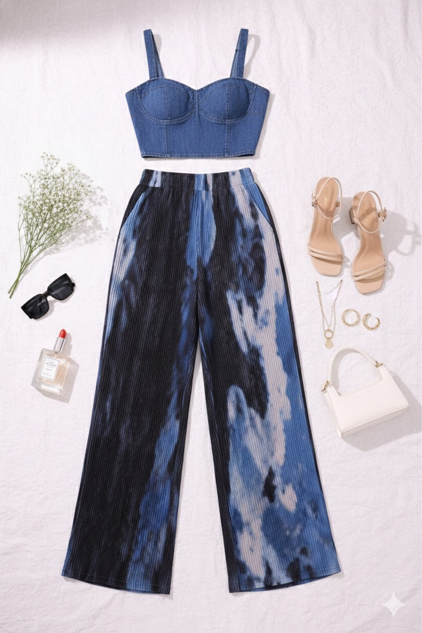 Colourful Pleated Pants - Made For Her Label