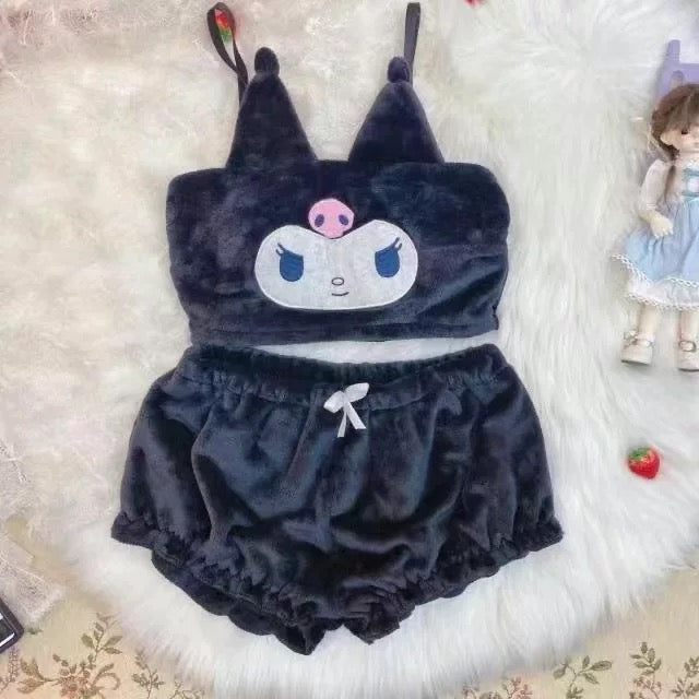 Norelle Kuromi Plush Lounge Co-Ord Set
