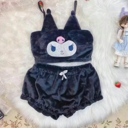 Norelle Kuromi Plush Lounge Co-Ord Set