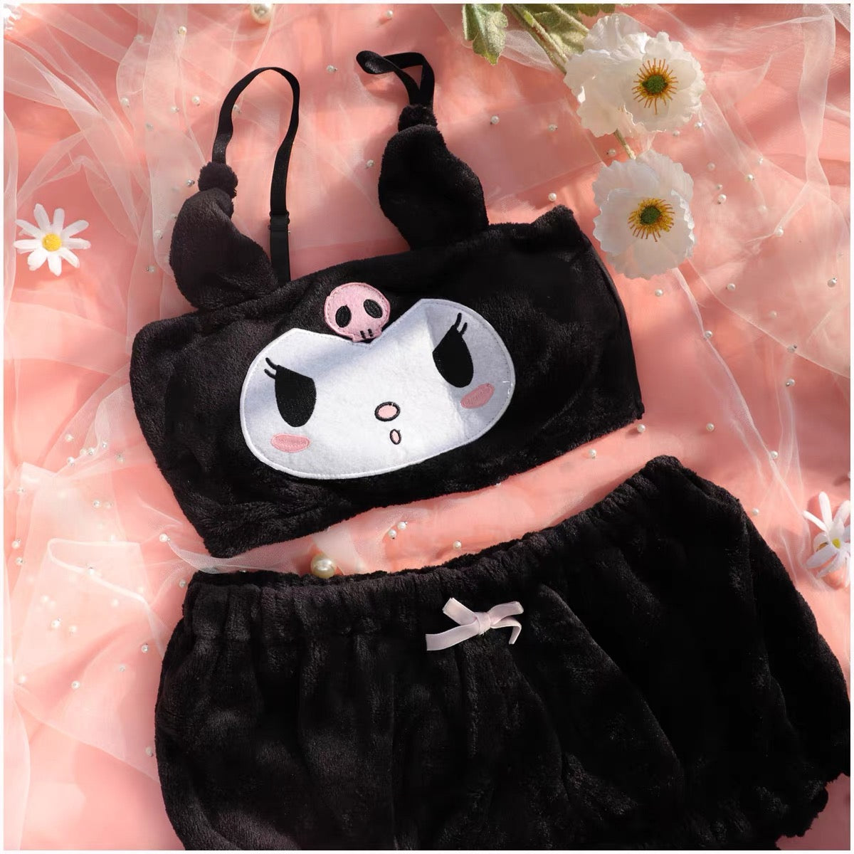 Norelle Kuromi Plush Lounge Co-Ord Set