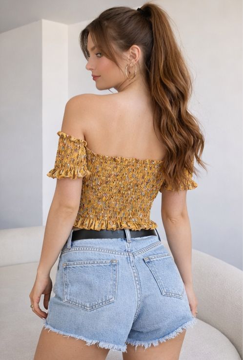 Mia Ruched Top - Made For Her Label