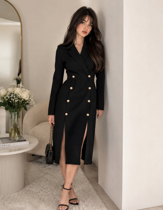 Alara Elegant Slit Dress