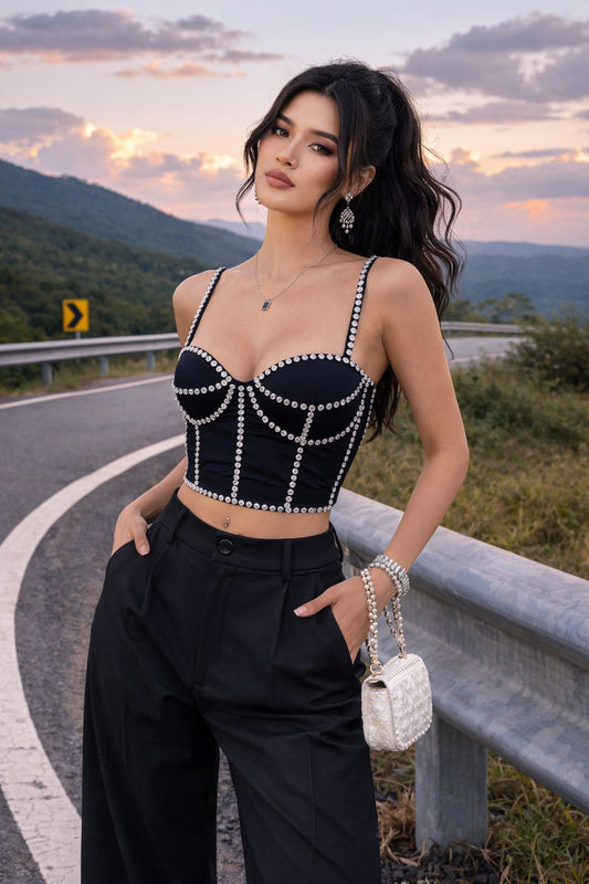 Rico Rhinestone Bustier
