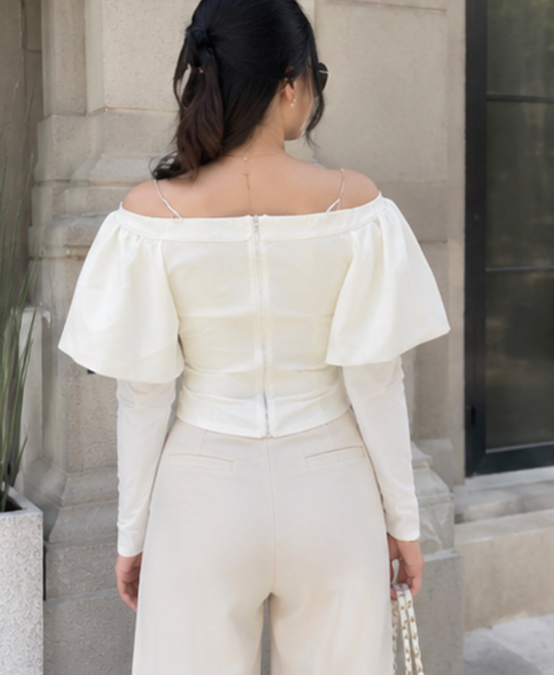 Morgan White Top - Made For Her Label