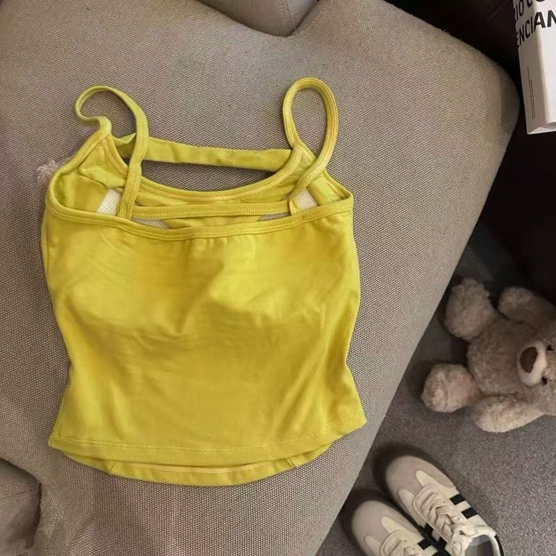 Sorrento Rebel Cutout Graphic Cami Top - Made For Her Label