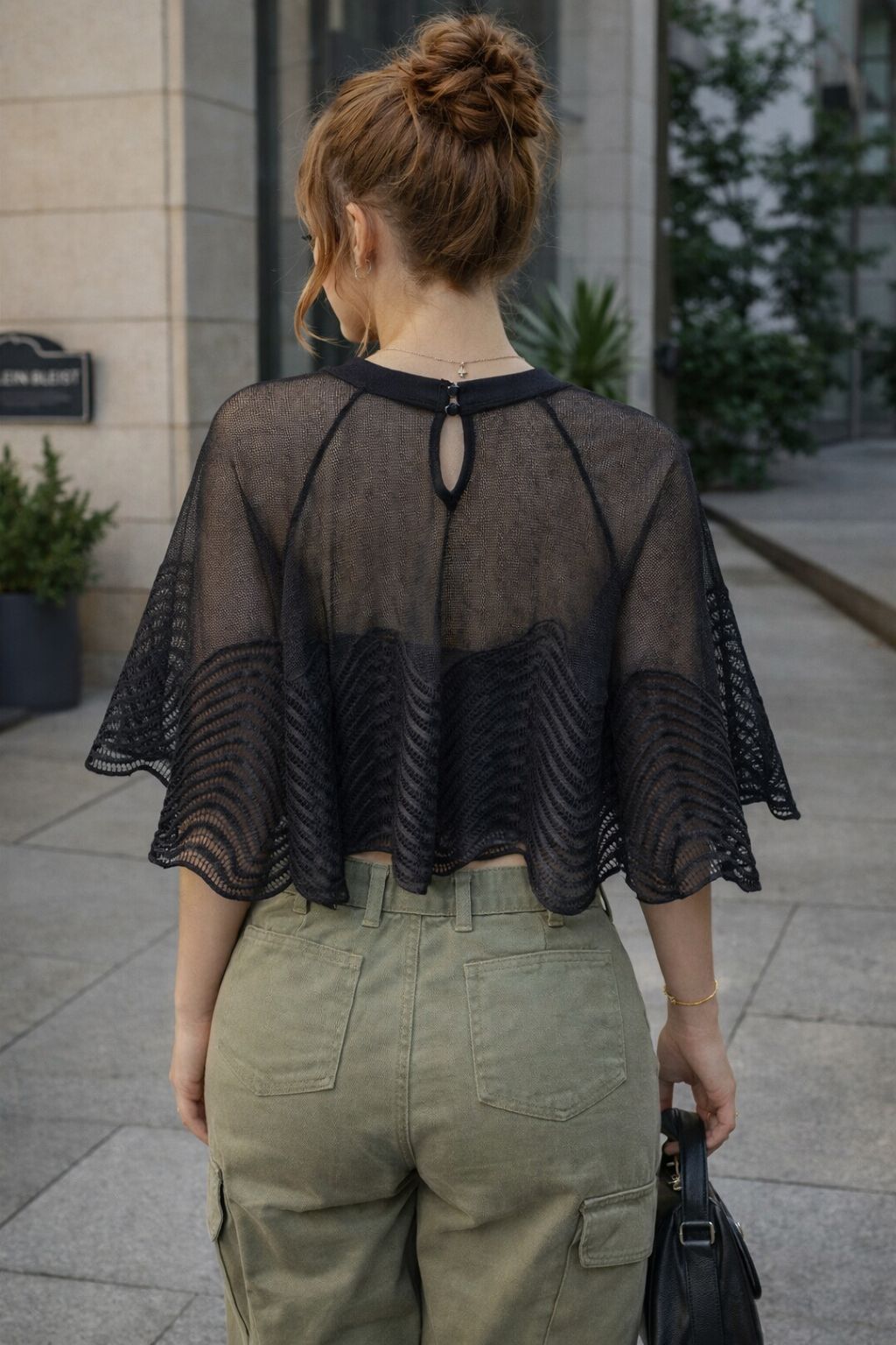 Evelyn Mesh Blouse Top - Made For Her Label