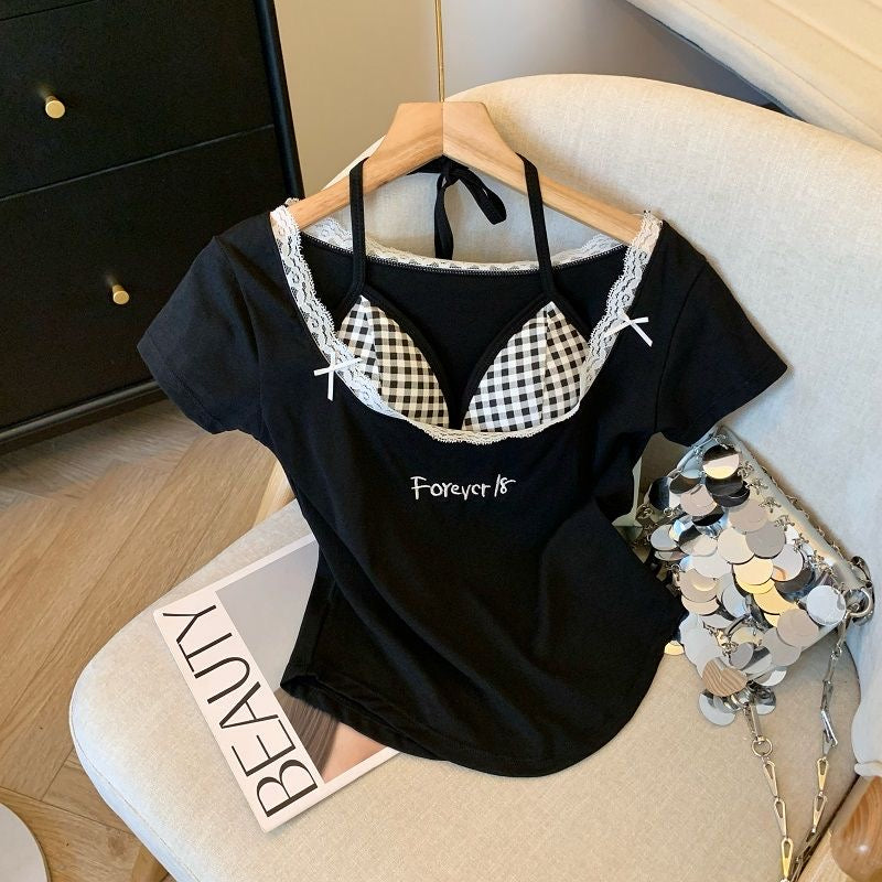 Milan Forever 18 Layered Lace Tee Top - Made For Her Label
