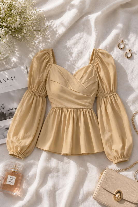 Giselle Beige Top