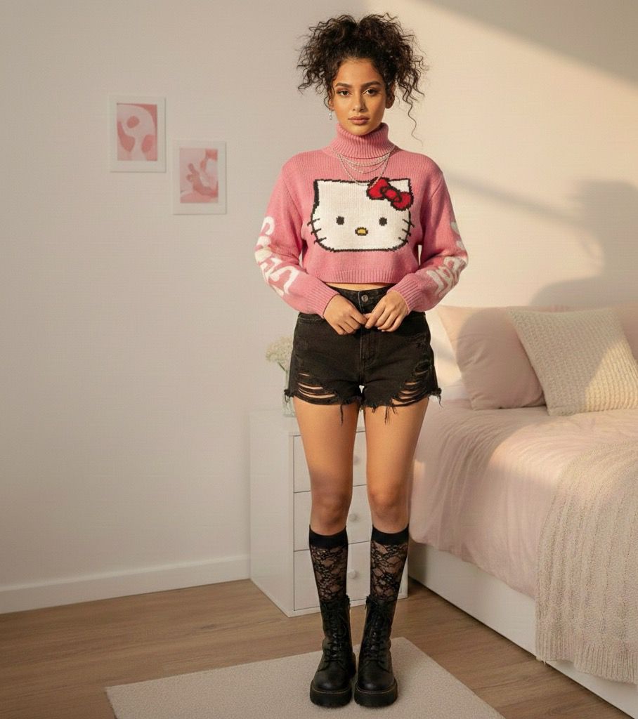 Hello Kitty Sweater - Made For Her Label