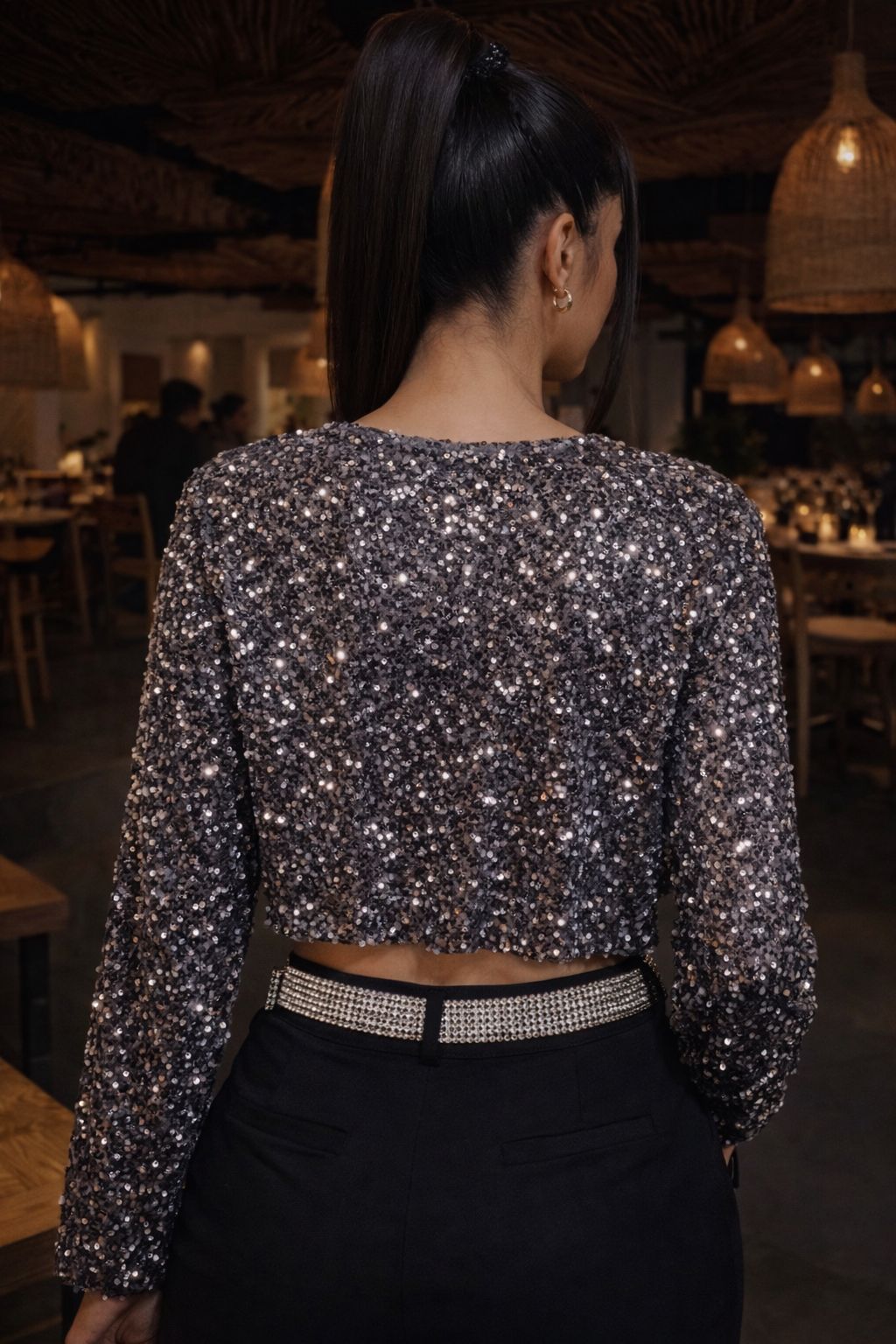 Gloria Sequin Blouse - Made For Her Label