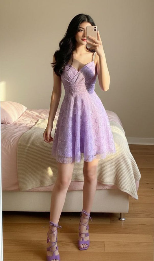 V Neck Lia Floral  Dress - Made For Her Label