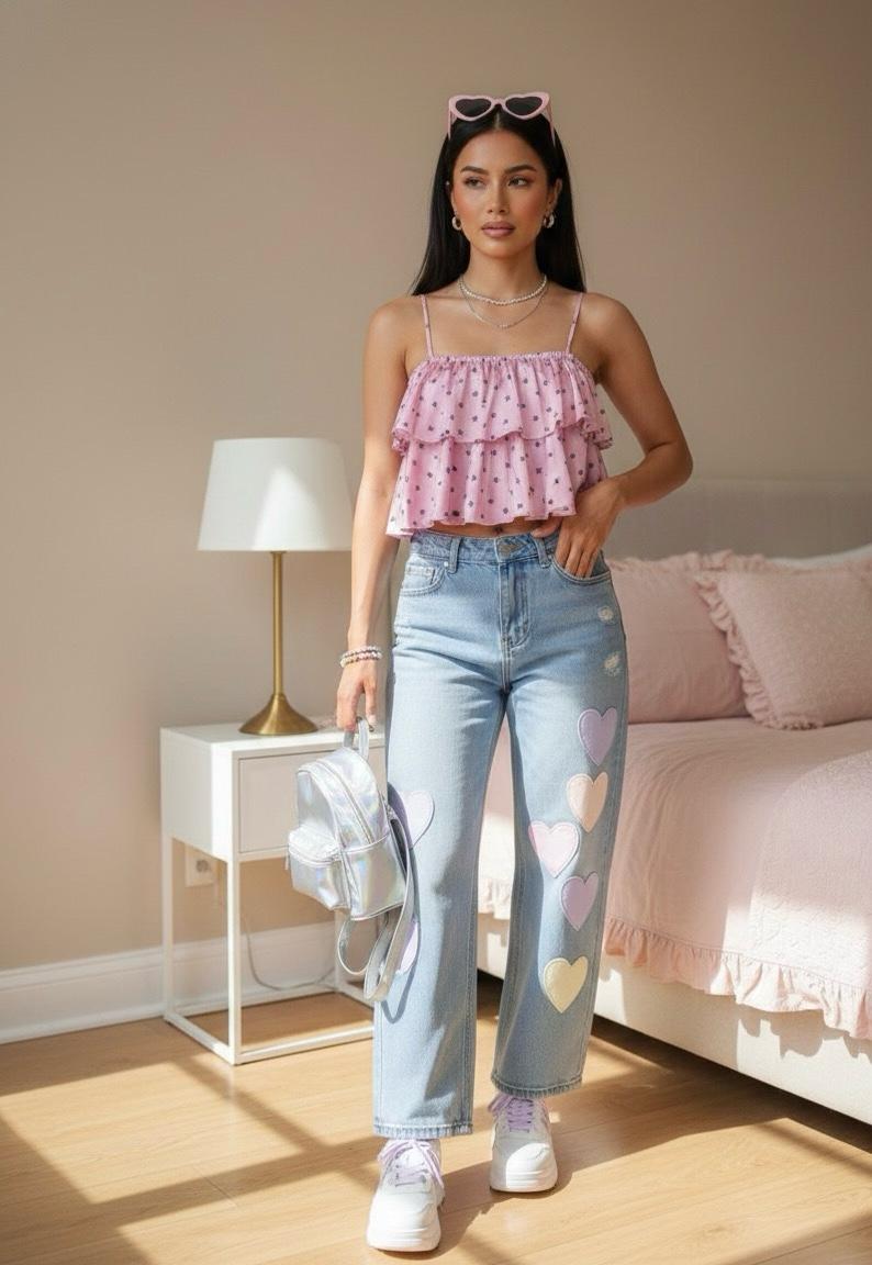 Twinkle Ruffle Top - Made For Her Label