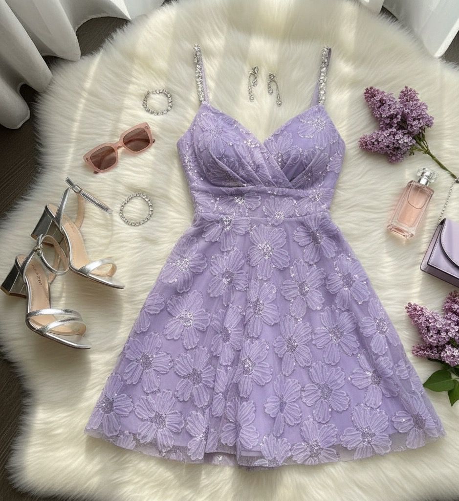 V Neck Lia Floral  Dress - Made For Her Label