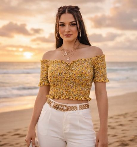 Mia Ruched Top - Made For Her Label