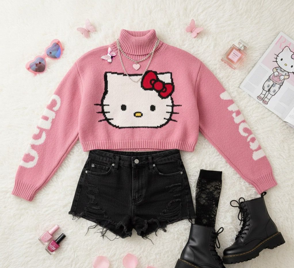 Hello Kitty Sweater - Made For Her Label