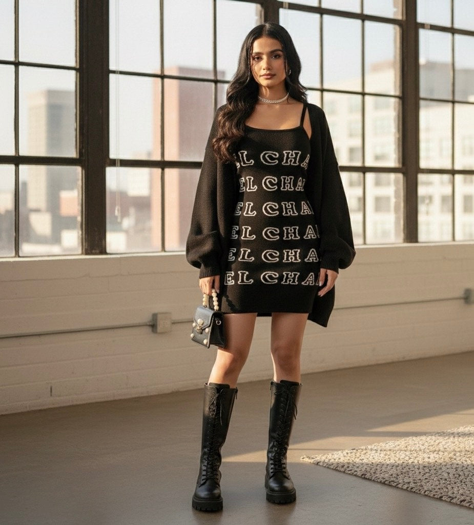 Mehreen Dress With Shrug Set - Made For Her Label