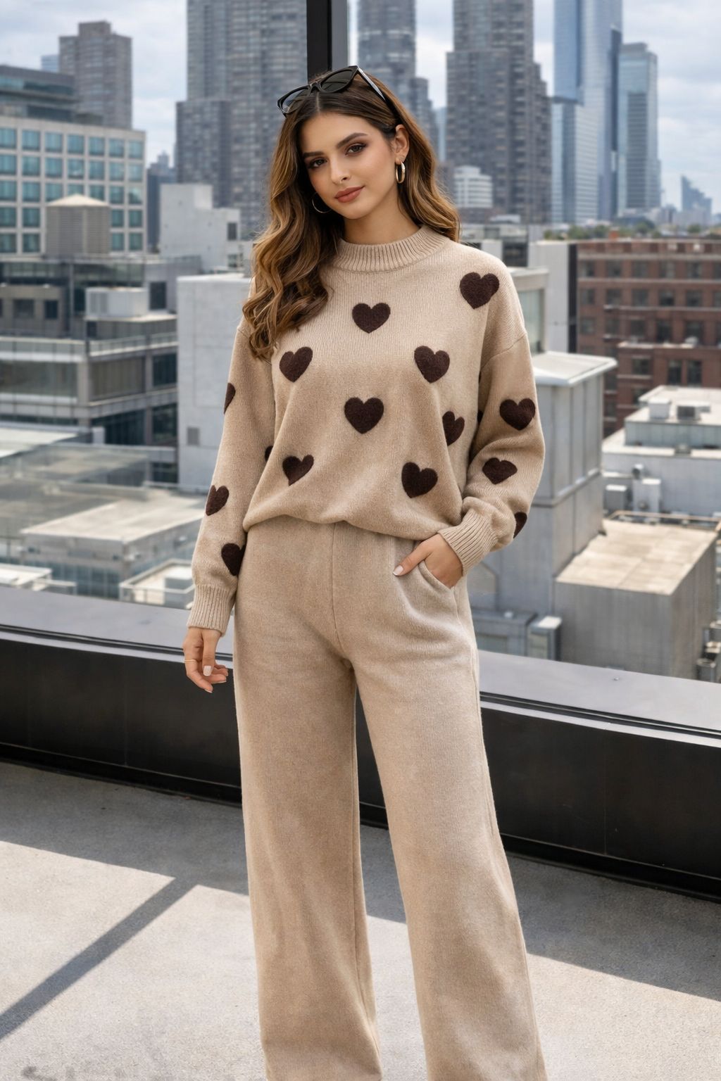 Heart Winter Co-Ords - Made For Her Label