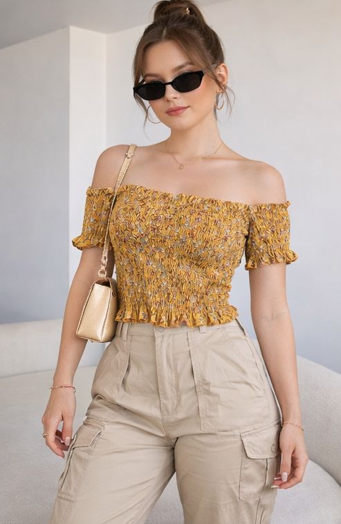 Mia Ruched Top - Made For Her Label