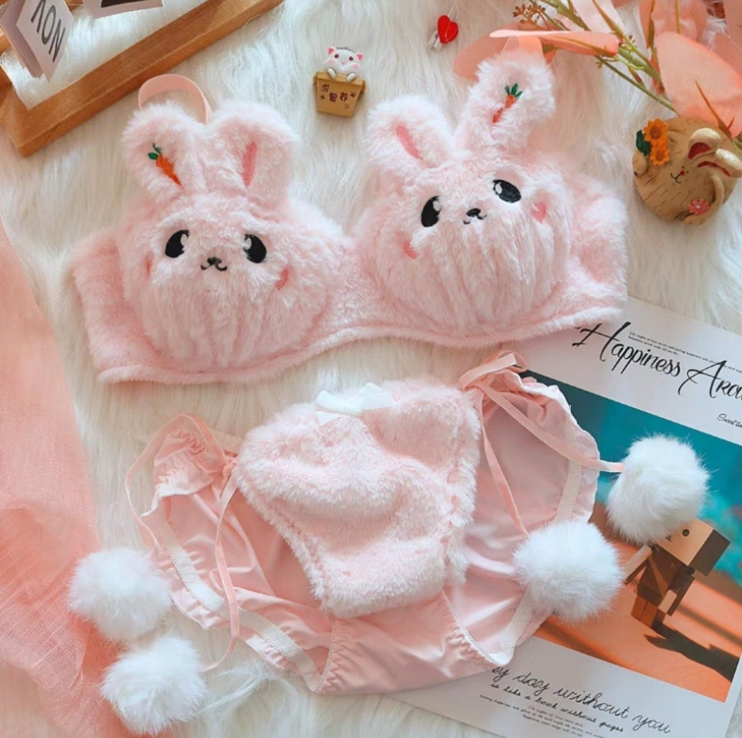 Rabbit Furry Lingerie – Made For Her Label