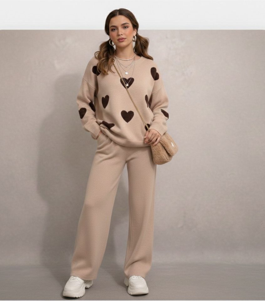 Heart Winter Co-Ords - Made For Her Label