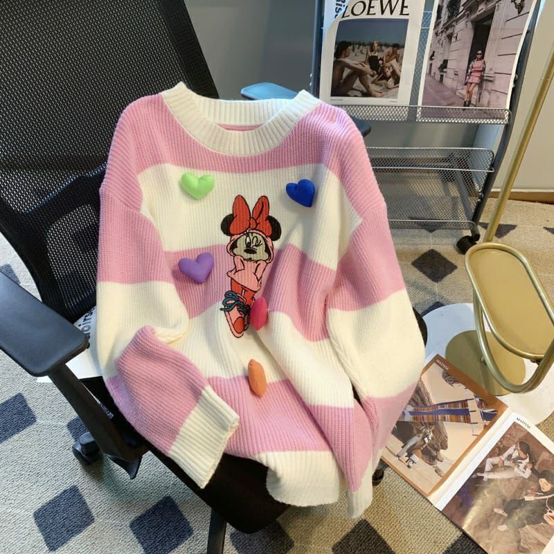 Minnie Heart Pullover - Made For Her Label