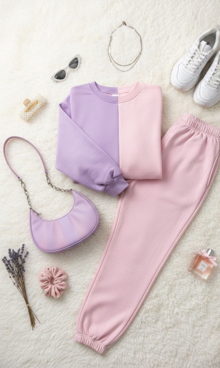 Duo Colour Pastel Co-ords - Made For Her Label