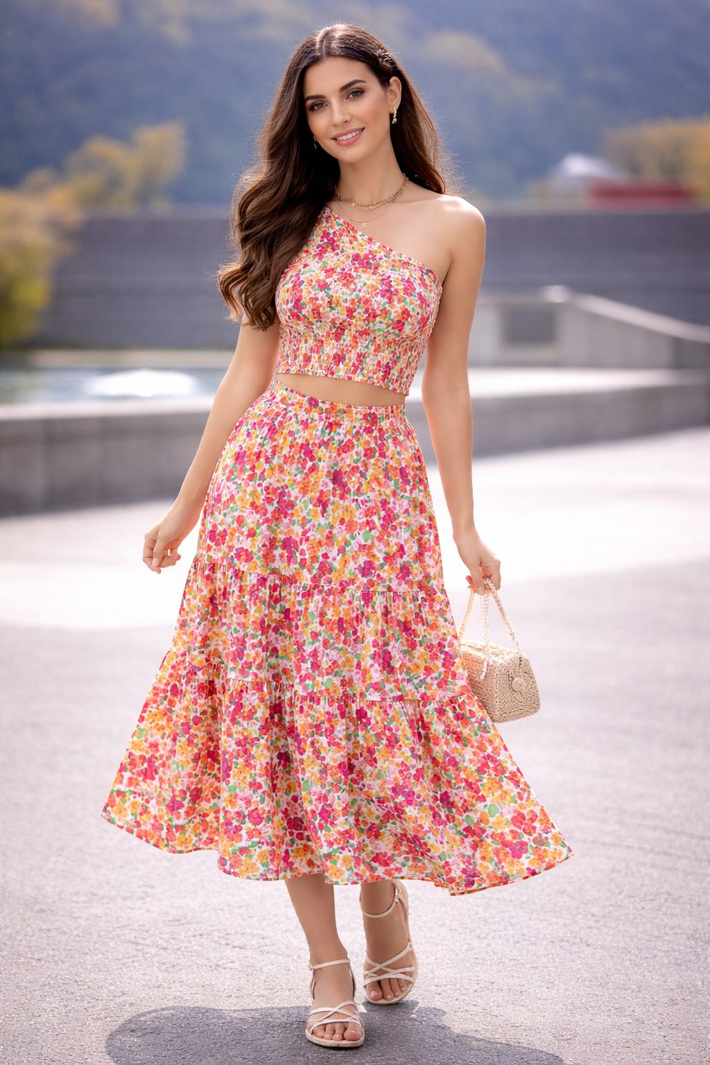 Sabasa Floral Co-ords - Made For Her Label
