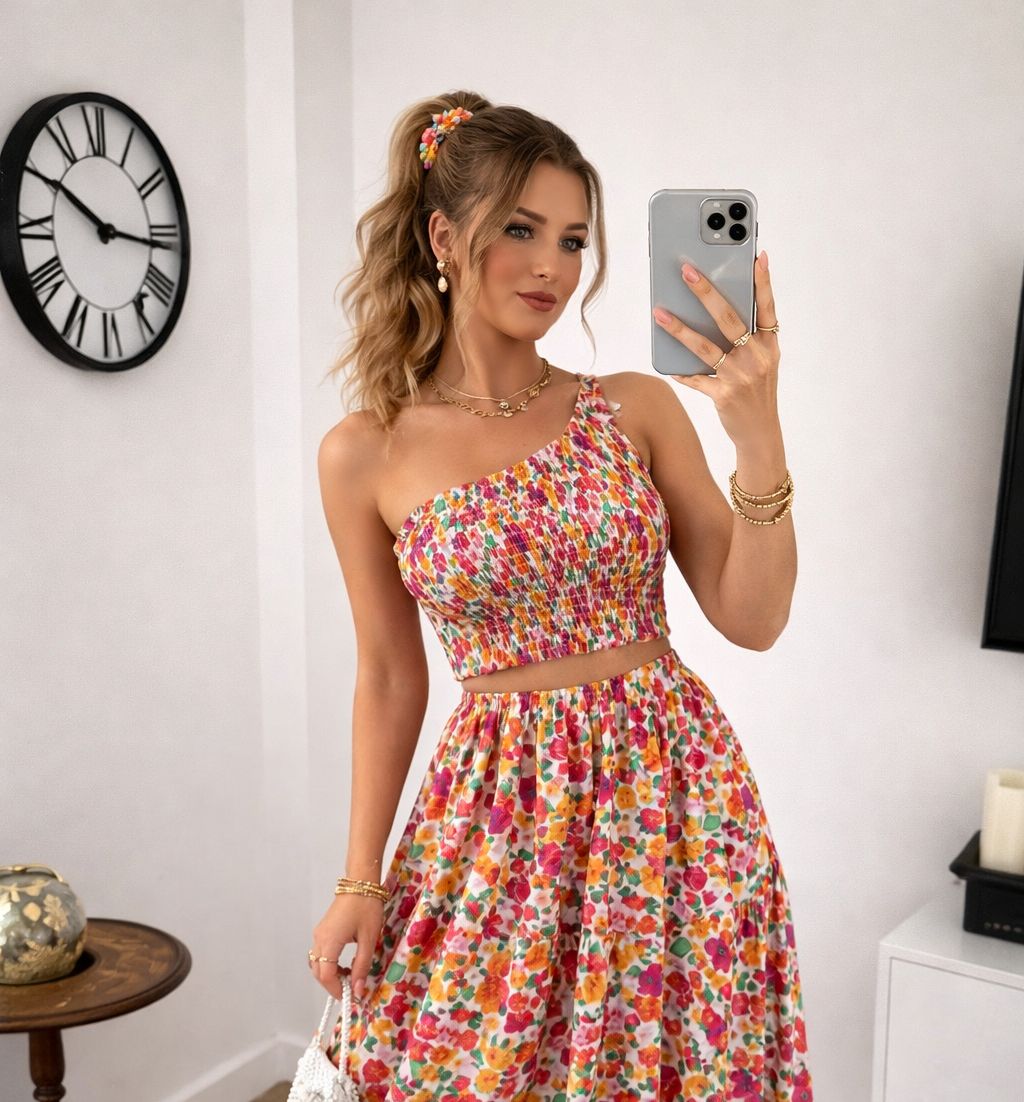 Sabasa Floral Co-ords - Made For Her Label