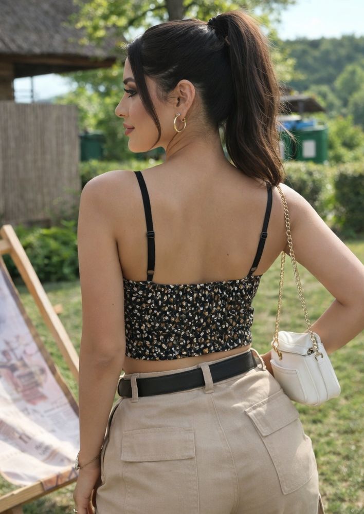 Floral Cami Crop Top - Made For Her Label