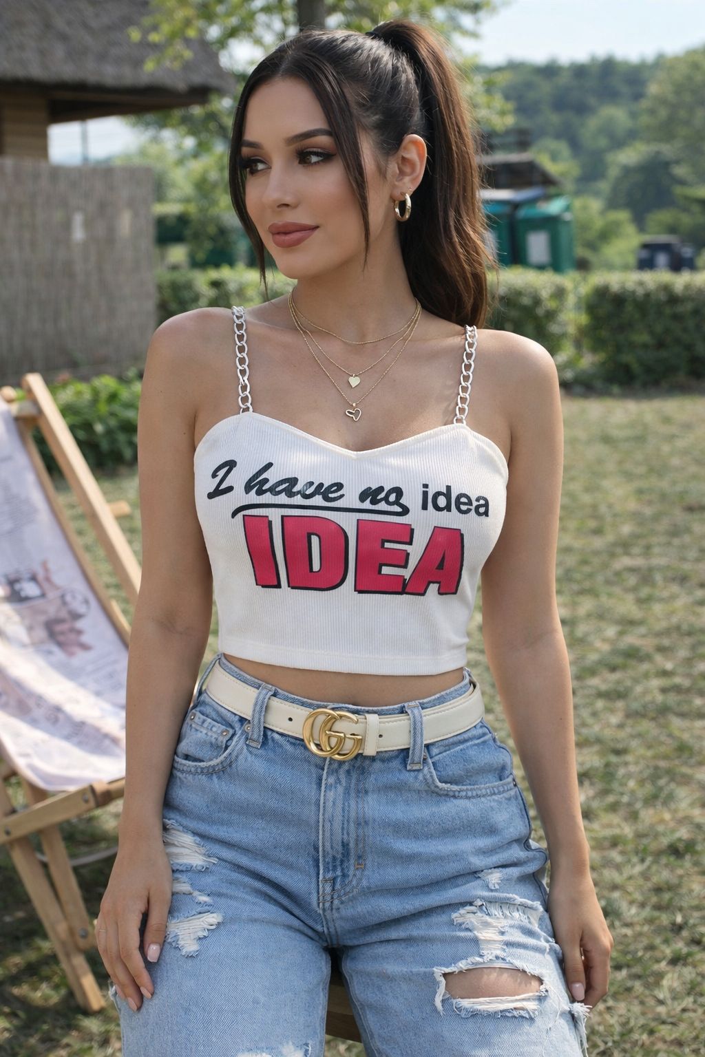 No Idea Crop Top - Made For Her Label