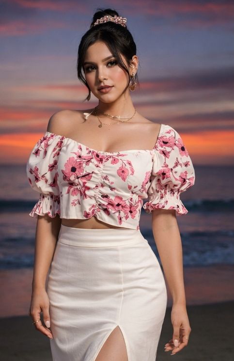 Delighted Floral Blouse - Made For Her Label