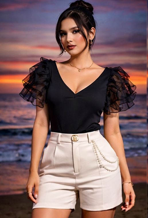 Organza Butterfly Sleeve Bodysuit - Made For Her Label