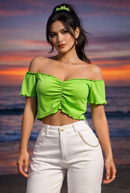 Rhea Off Shoulder Tie Up Crop Top - Made For Her Label