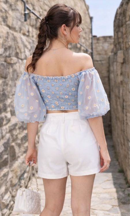 Mirana Floral Puff Sleeve Top